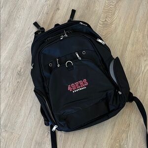 49ers Black Backpack for Men